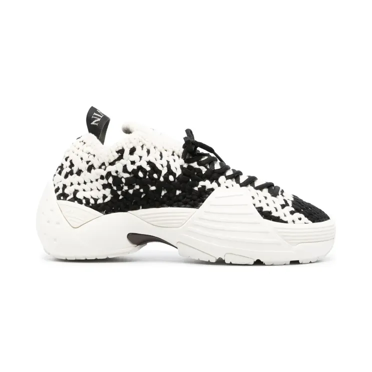 Lanvin Flash-X gehaakte sneakers – Beige (FWSKIK04KNITH23)