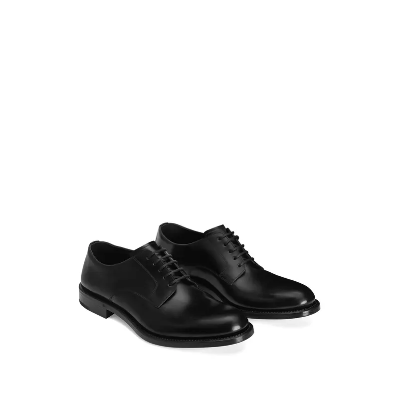 Dolce & Gabbana Brushed Lace-up Derby “Black” (A10879 A1203 80999)