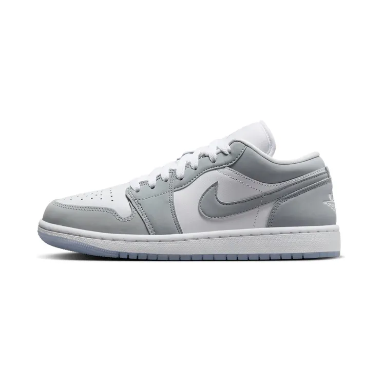 Air Jordan 1 Low Wolf Grey (2021) “White / Aluminium / Wolf Grey” (DC0774-105)