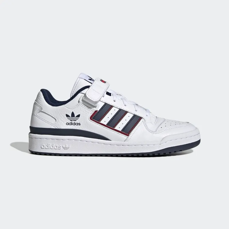 Adidas Forum Low Cloud White / Collegiate Navy / Collegiate Burgundy (GV6734)