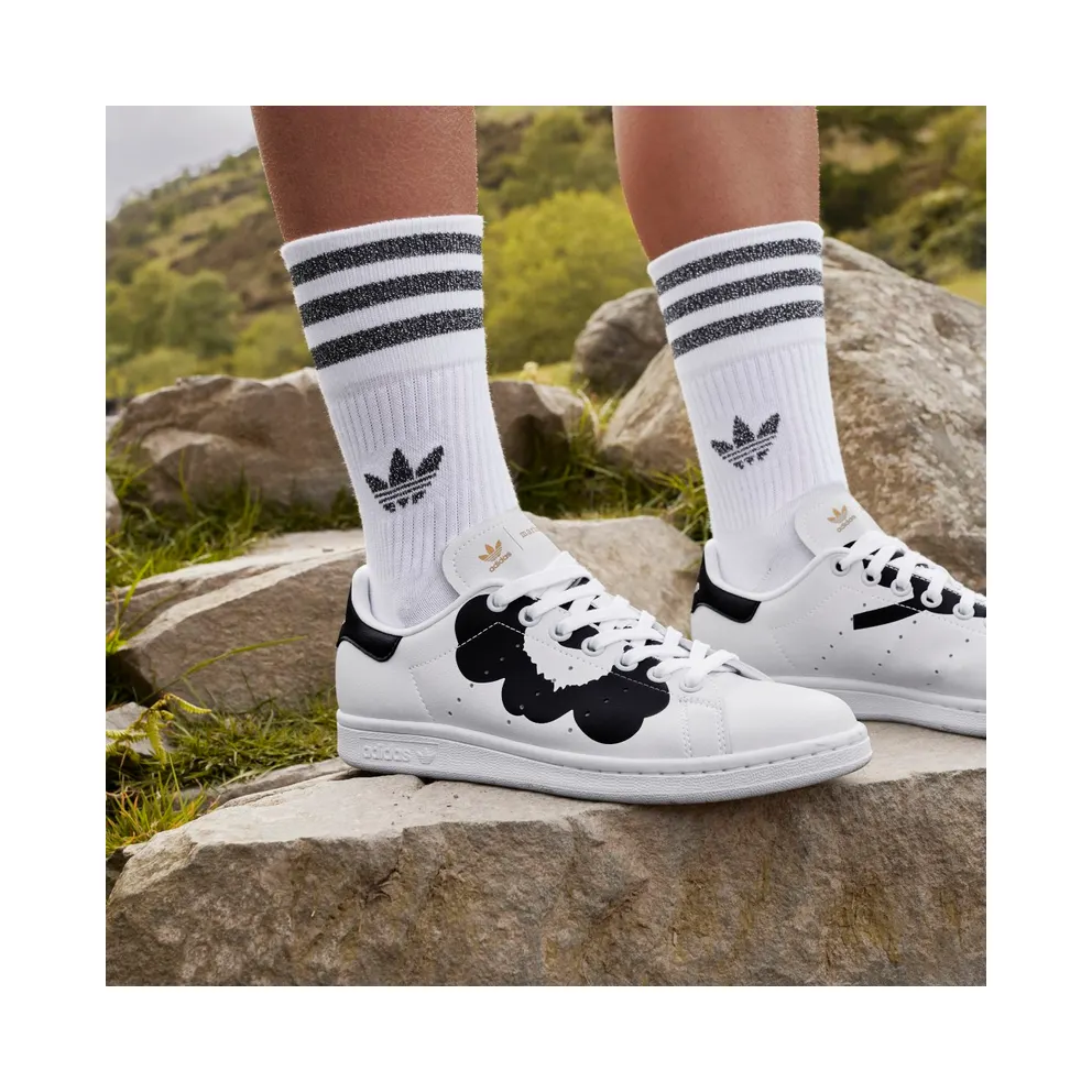 adidas Marimekko Stan Smith Cloud White / Core Black / Gold Metallic (H04073)