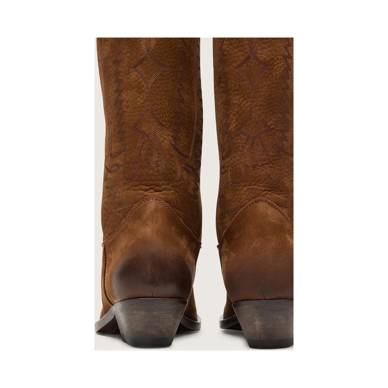 Golden Goose Wish Star Boots In Brown Leather With Laser-Engraved Pattern (GWF01138.F008814.55381) (6)