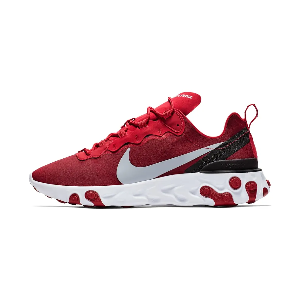 Nike React Element 55 Gym Red Gym Red/Wolf Grey-White-Black (BQ6166-601)