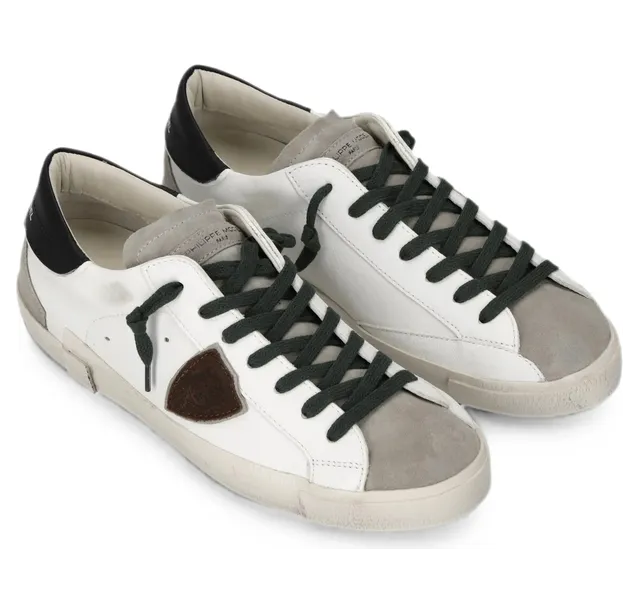 Philippe Model PRSX “White/Grey” (PRLU WX55) (4)