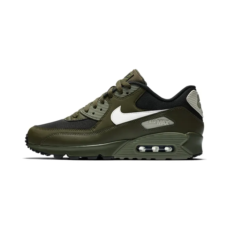 Nike Air Max 90 “Cargo Khaki / Dark Stucco / Black / Light Bone” (537384-309)