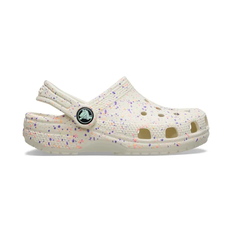 Crocs Classic Glow Paint Splatter Clog Summit White Multi (212495-2MT)
