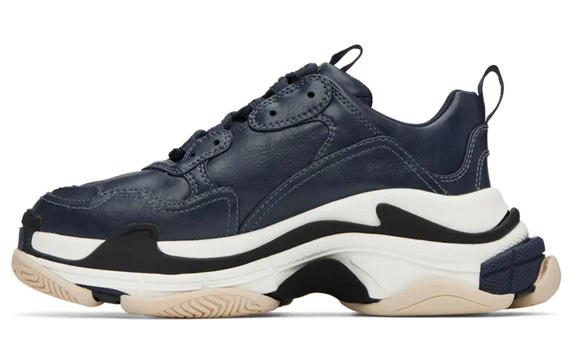 Balenciaga Triple S Low Top “Navy” (536737-W2FAD-4197) (3)