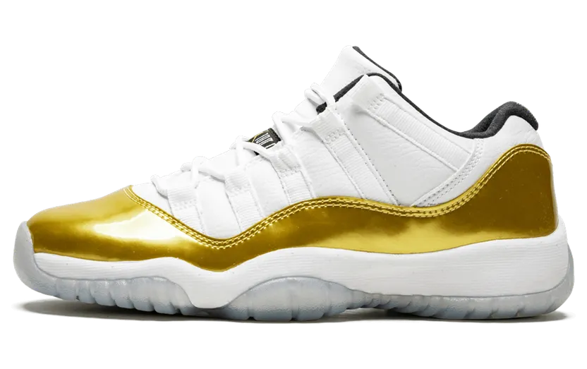 Air Jordan 11 Retro Low GS White Gold Olympic (528896-103)