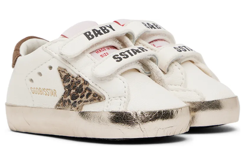 Golden Goose Baby White School Sneakers (GIF00166.F003283.11204) (4)