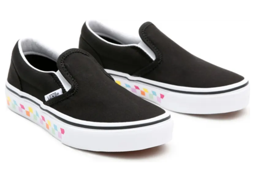 VANS Checkerboard Classic Slip-on Kinderschoenen Zwart (VN0A4UH831K)