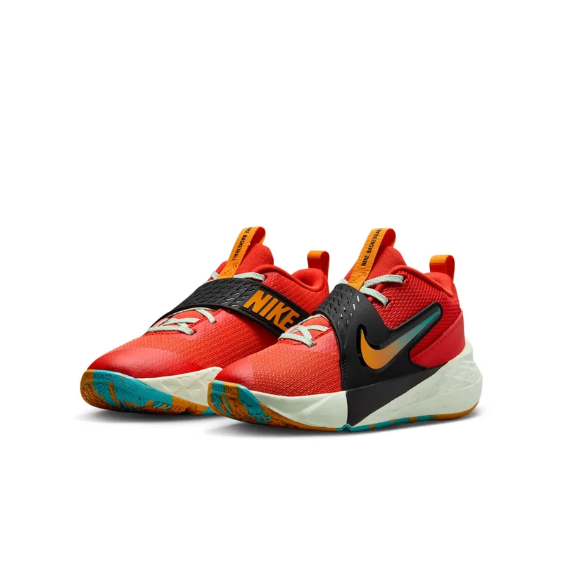 Nike Team Hustle D 12 Picante Red Dusty Cactus Volt Tint Orange Peel (HF6279-601)