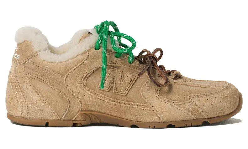 New Balance 530 SL Miu Ecru Shearling (5E165E-X0O-F0379-F-DD05)