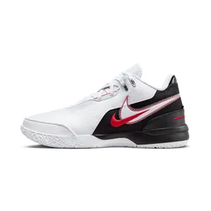 Nike Zoom LeBron NXXT Gen AMPD First Game “White / University Red / Metallic Silver / Black” (FJ1566-100)