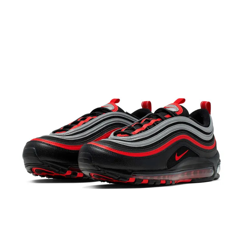 Nike Air Max 97 Black Red Silver Black/Metallic Silver-University Red (921826-014)