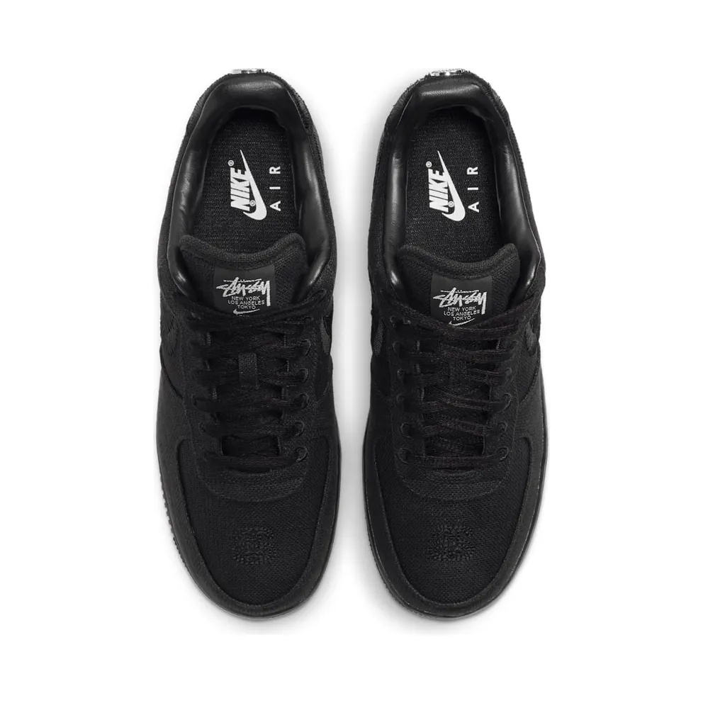 Nike x Stussy Air Force 1 Low Black (2020) (CZ9084-001)
