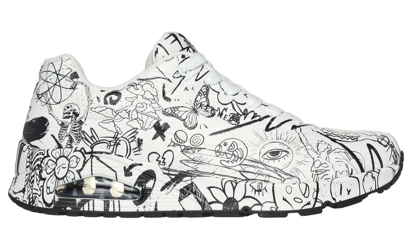 skechers-skech 183501 WBK
