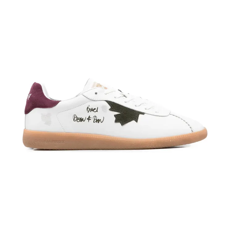 Dsquared2 Dsquared2 Rebel Maple-leaf Leather “White” (SNM0468 18908285 M4018)