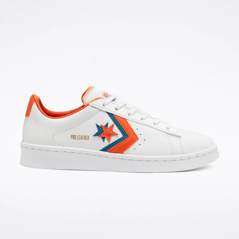 Converse Pro Leather Low ‘Sunblocked – Bold Mandarin’ White/Bold Mandarin (167853C)