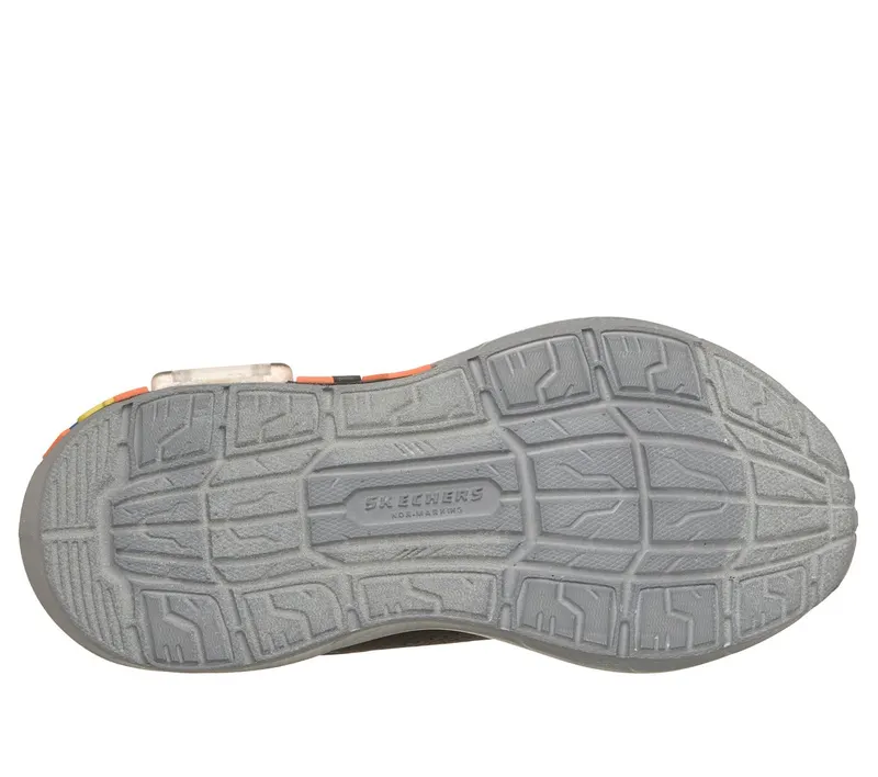 Skechers Garage Sneaker Black/Blue/Orange