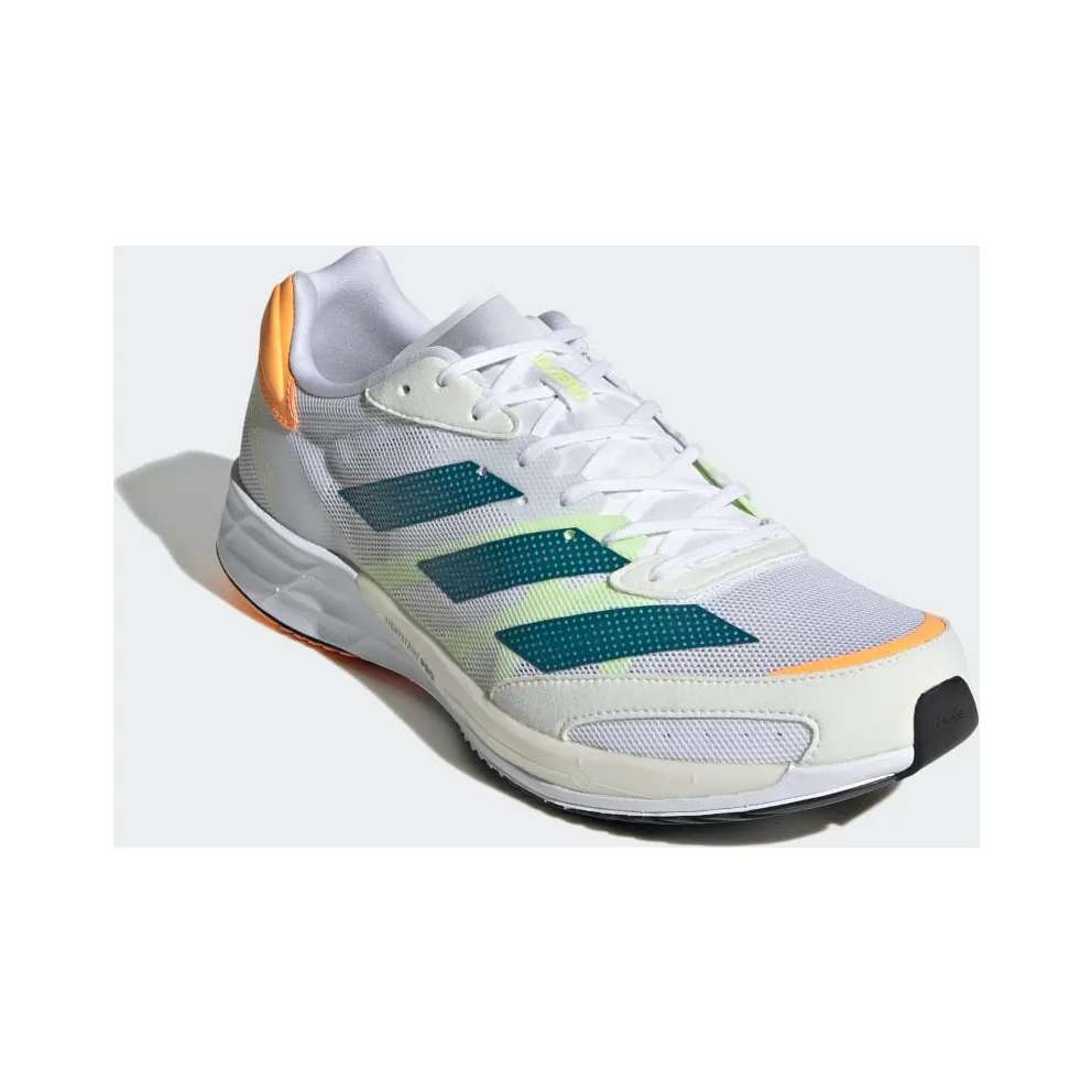 adidas Adizero Adios 6 Cloud White / Real Teal / Flash Orange (GY0894)
