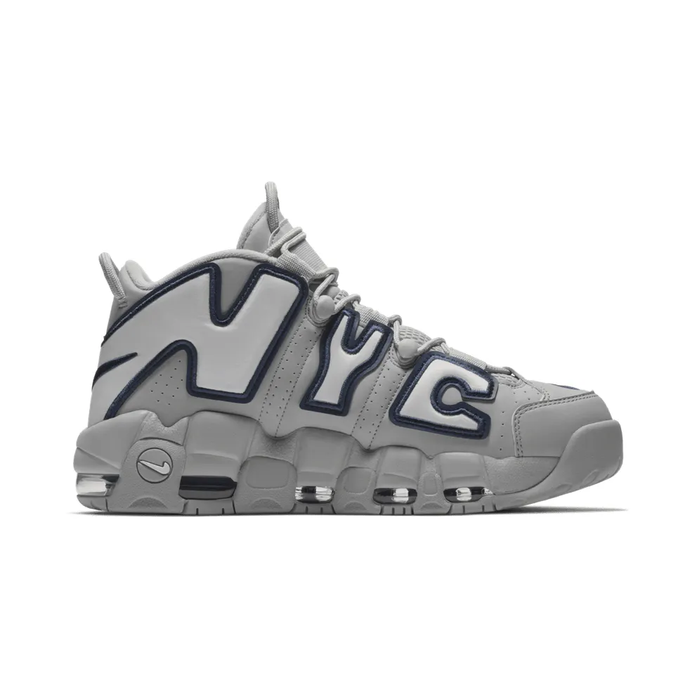 Nike Air More Uptempo NYC Wolf Grey/White-Midnight Navy (AJ3137-001)