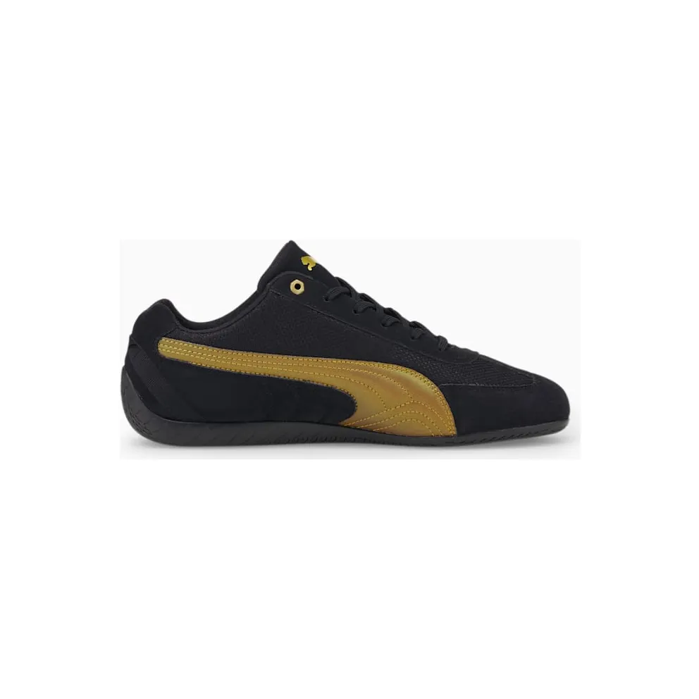 Puma Porsche Legacy Metal Energy Speedcat Fahrschuhe Schwarz/Gold (307340-01)