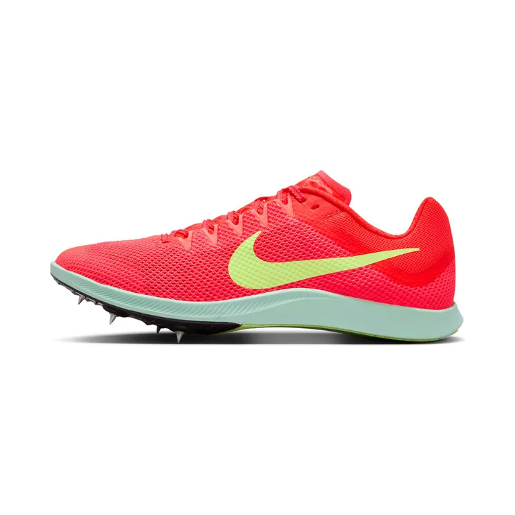 Nike Zoom Rival Distance “Bright Crimson / Barely Volt / Lime Blast / Washed Coral” (FZ9653-600)