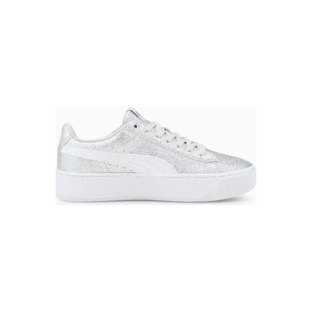 Puma Vikky Platform Youth Mädchen Silber/Grau/Weiß (366856-12)