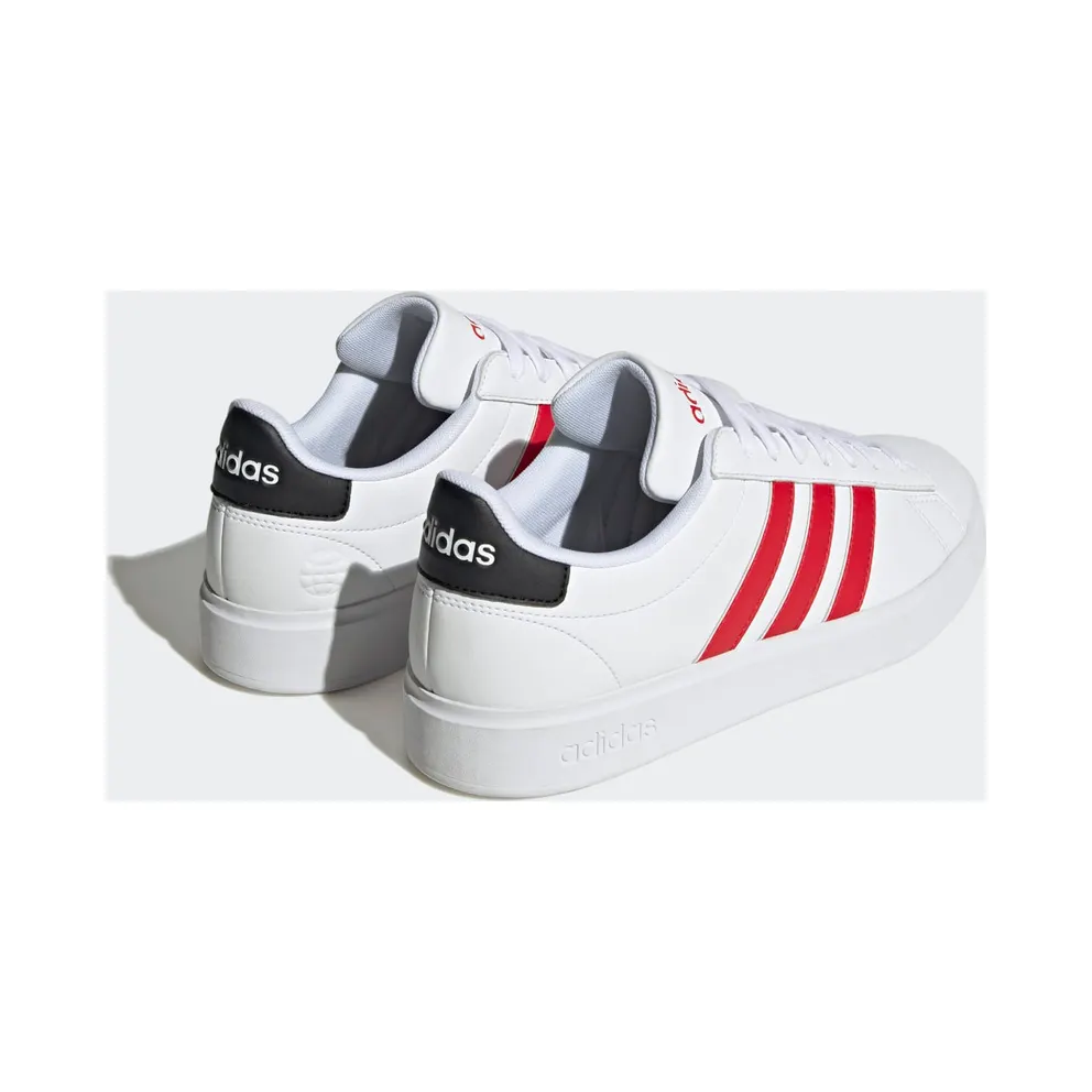 Adidas Grand Court Cloudfoam Comfort Cloud White / Better Scarlet / Core Black (FZ6363)