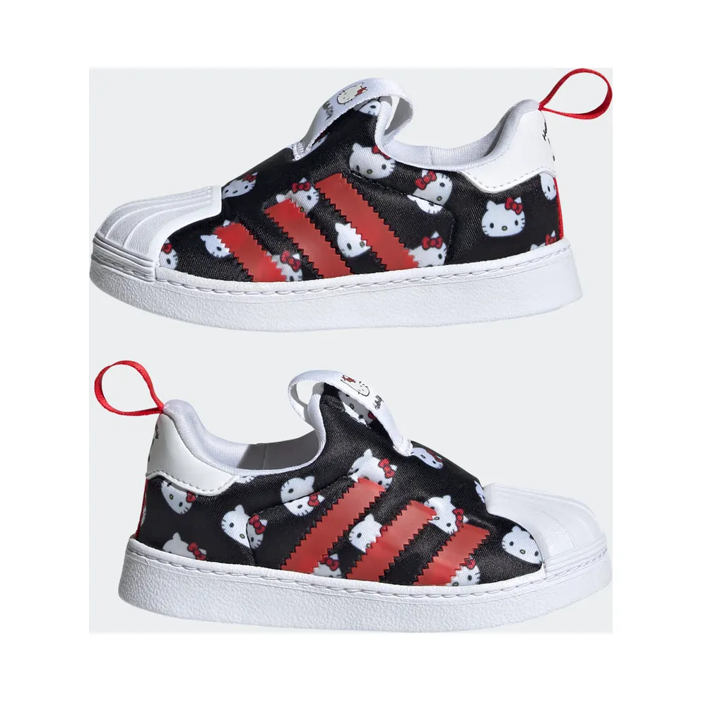 Adidas Hello Kitty Superstar 360 Cloud White / Core Black / Vivid Red (GY9214)