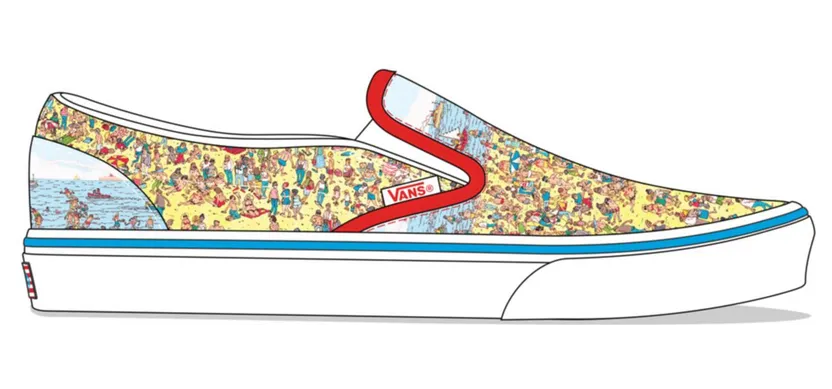 Vans Slip-On Wheres Waldo Beach (VN0A33TB3WO)
