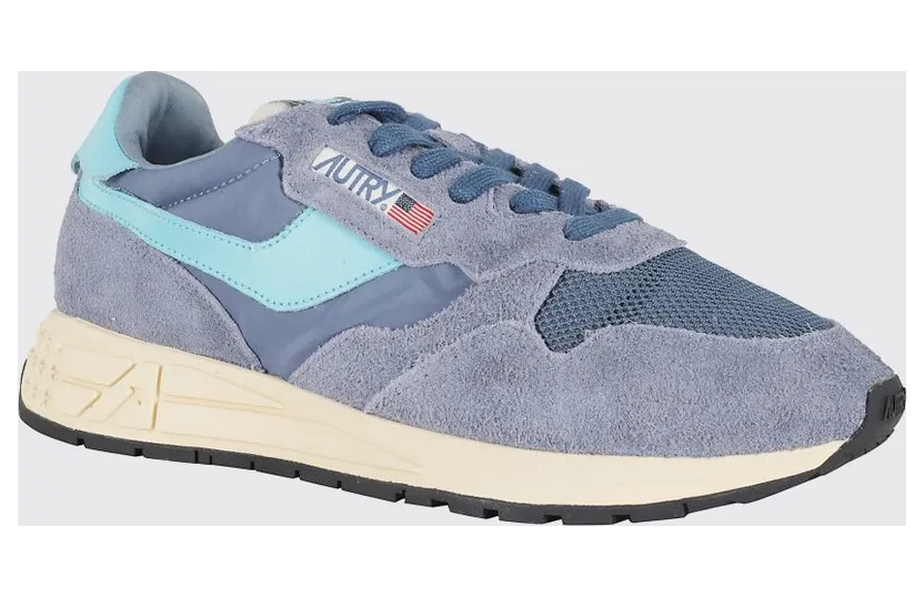 Autry Reelwind Suede And Nylon Sneakers Blue (WWLMUT37)