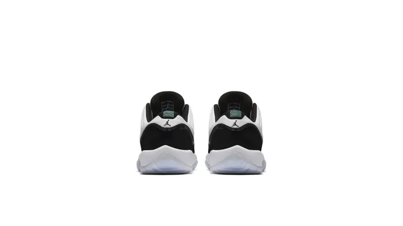 Jordan 11 Retro Low Iridescent (GS) White/Black-Emerald Rise (528896-145)