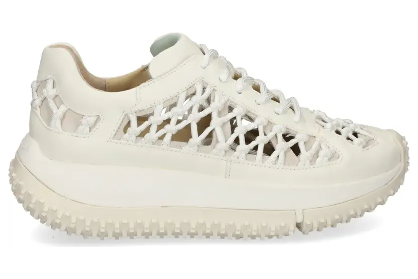4CCCCEES Kapok Link sneakers met roosterdetail – Wit