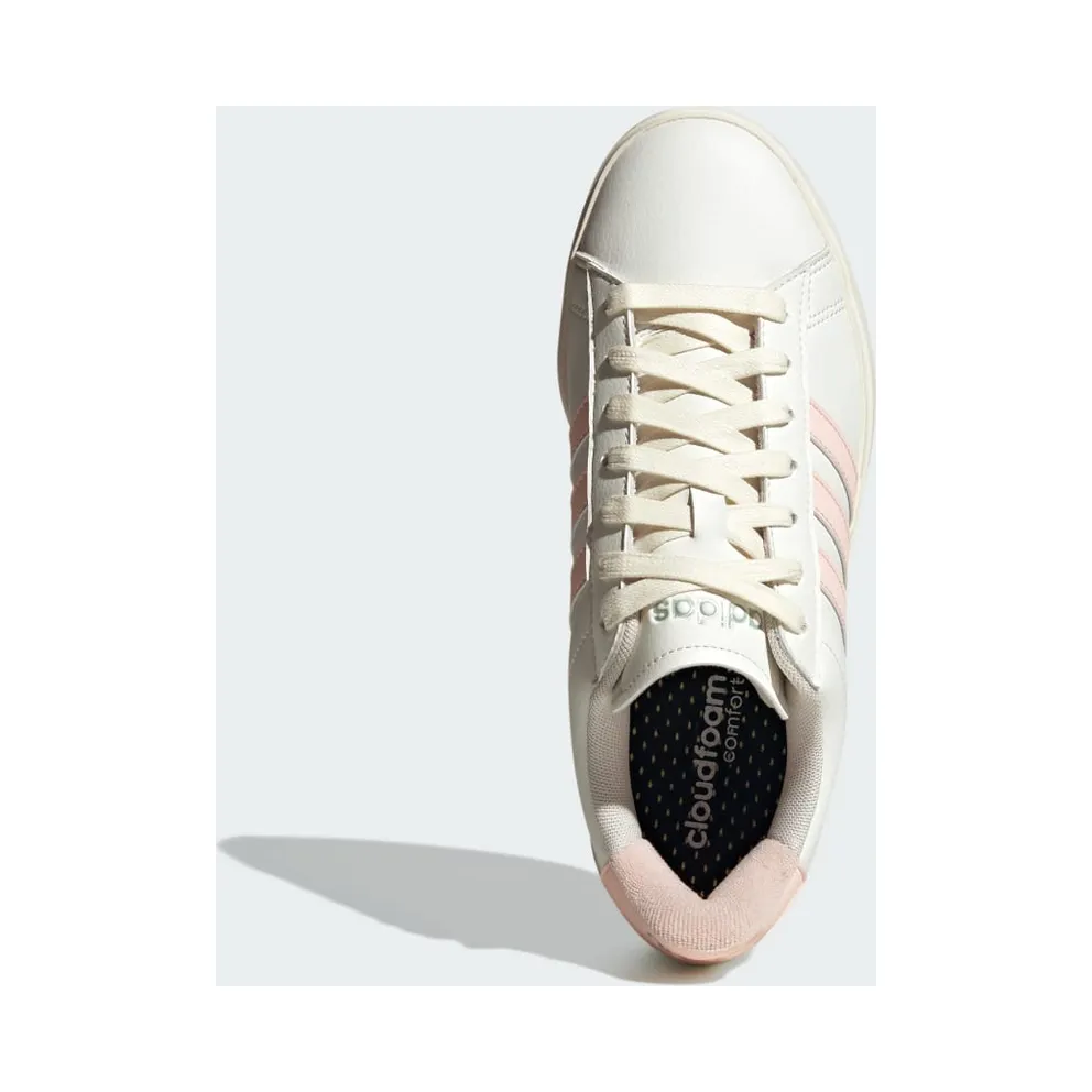 Adidas Grand Court 2.0 Core White / Wonder Quartz / Linen Green Met. (JH8678)