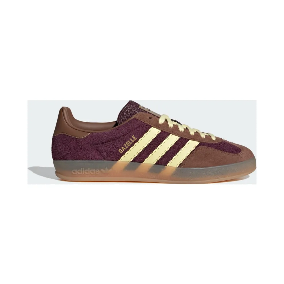 Adidas Gazelle Indoor Maroon / Almost Yellow / Preloved Brown (JI0324)