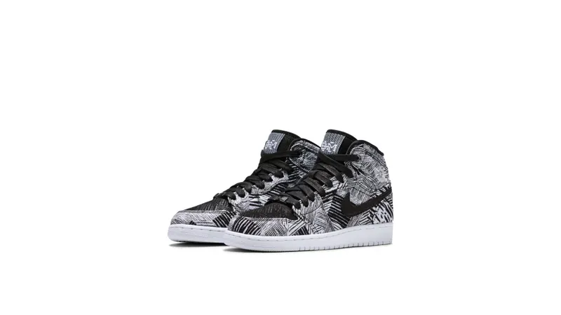Jordan 1 Retro BHM 2015 (GS) White/Black (739640-110)