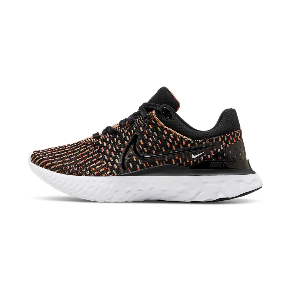 Nike React Infinity Run Flyknit 3 Straßenlaufschuh für Schwarz (DD3024-002)
