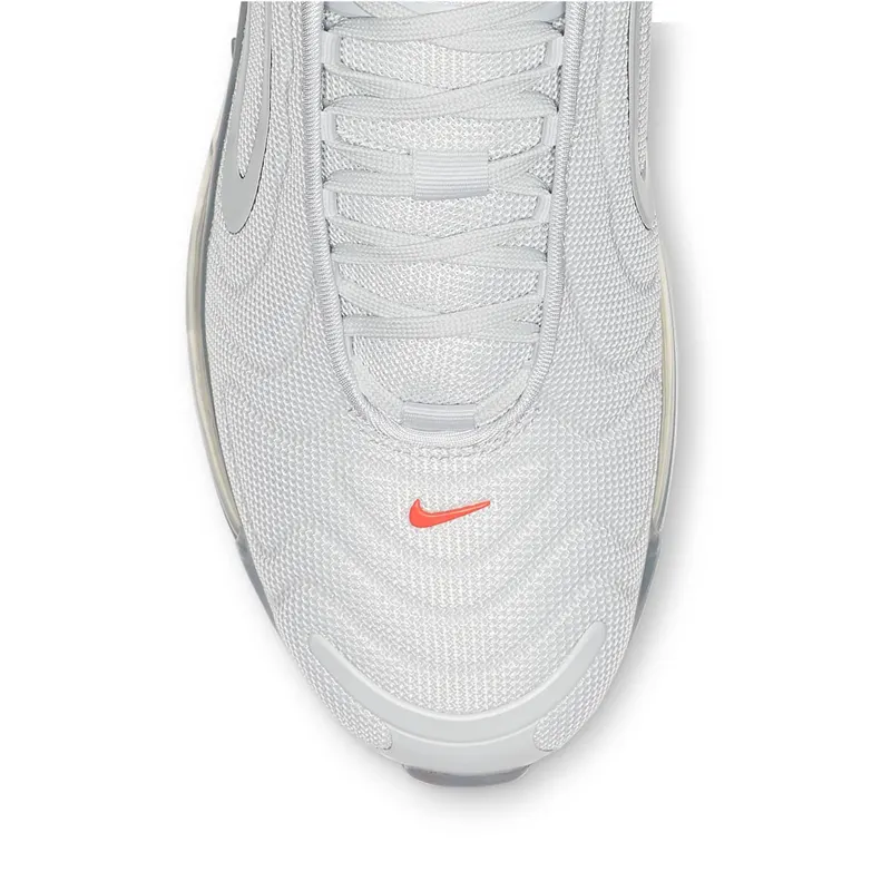 Nike Air Max 720 Pure Platinum Red Heel “Pure Platinum / Metallic Silver / Team Orange” (CD7626-002)