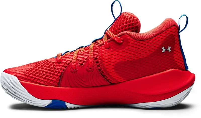 Under Armour Embiid One Versa Red Versa Red/Versa Red-Halo Gray (3023086-603)