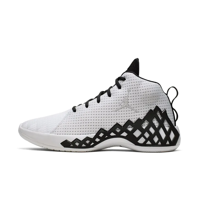 Jordan Jumpman Diamond Mid White Black White/Metallic Silver-Black (CI1204-100)