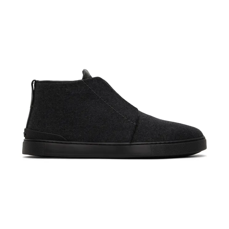 ZEGNA Gray Triple Stitch™ Sneakers (LHUTE-S5075Z)