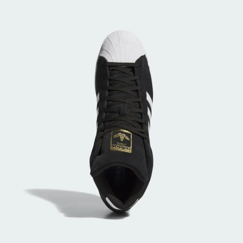 Adidas Pro Model Mid Sports Shoes Core Black / Cloud White / Gold Metallic (JH8146)