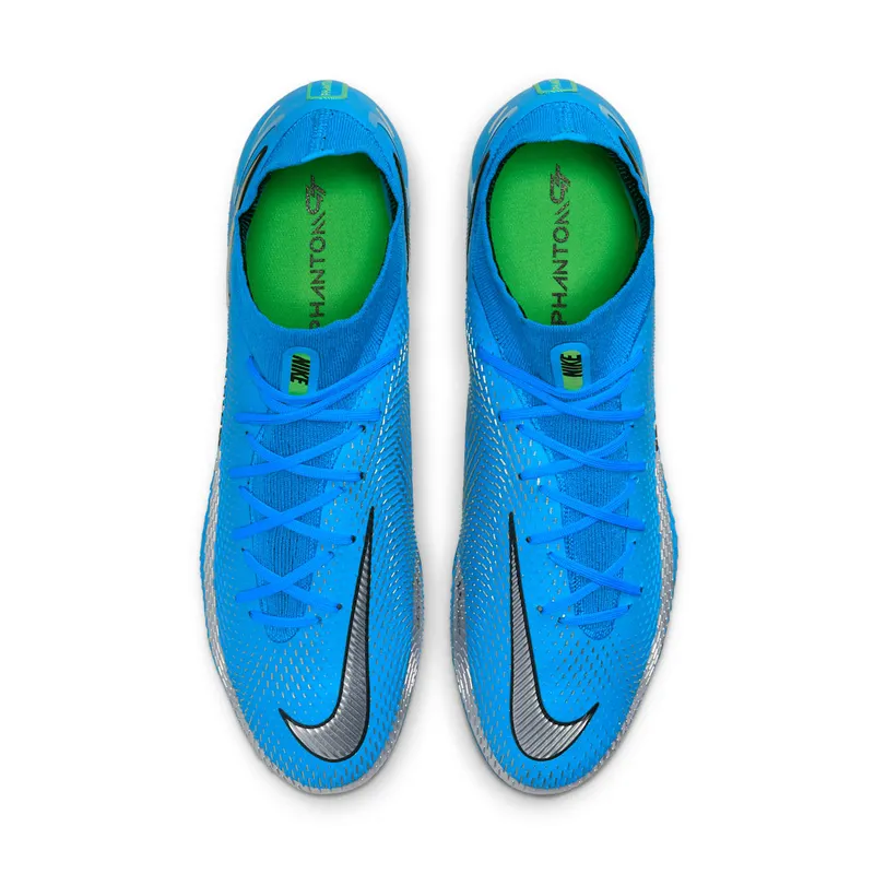 Nike Phantom GT Elite DF FG Photo Blue Metallic Silver (CW6589-400)