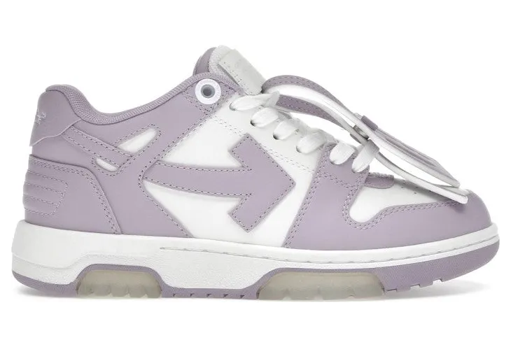 OFF-WHITE Out Of Office OOO Low Tops Lavender White (OWIA259S25LEA0023F01)