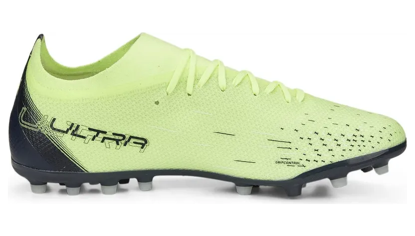 Puma Ultra Match MG Fußballschuhe Herren fizzy light/parisian night/blue glimmer 46.5 für Herren, gelb, Größe 46 ½ EU / 11,5 UK (106902)