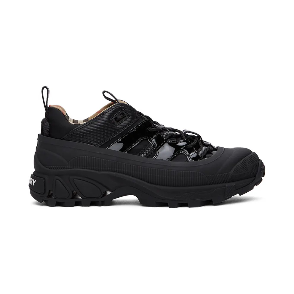 Burberry Black Patent Arthur Sneakers (8035440)