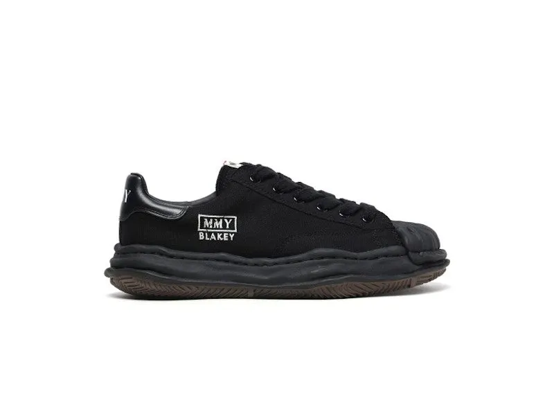 Maison Mihara Yasuhiro Blakey OG Sole Canvas Low Black (A08FW735-BLKBLK)