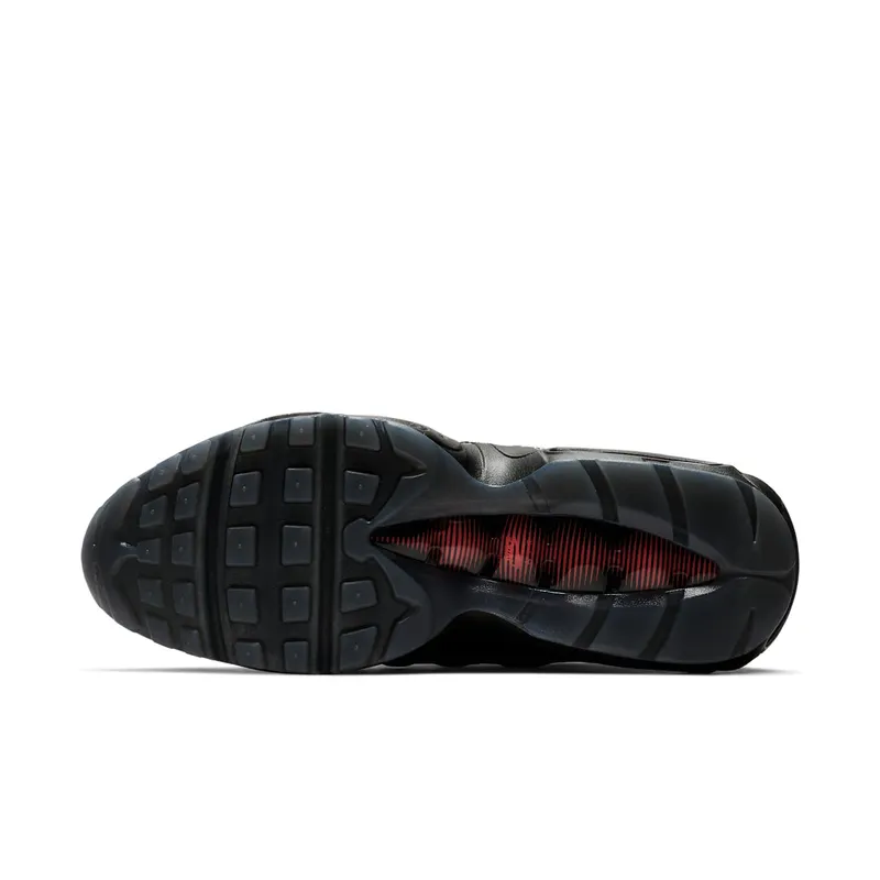 Nike Air Max 95 LV8 Black Black/Ember Glow-Dark Grey (AO2450-001)