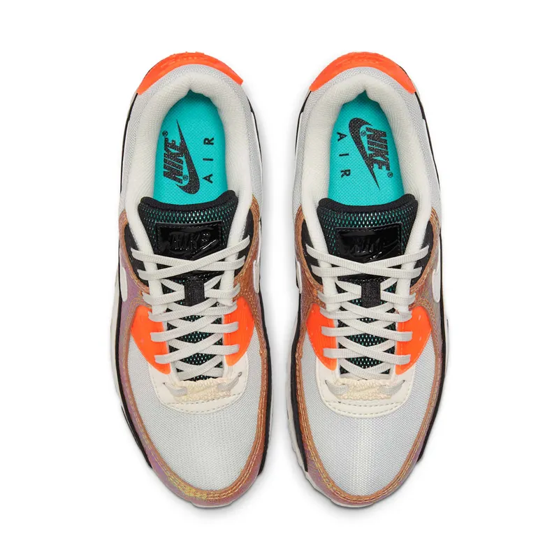 Nike Air Max 90 Gold Reptile (W) Black/White-Tawny (CW2656-001)